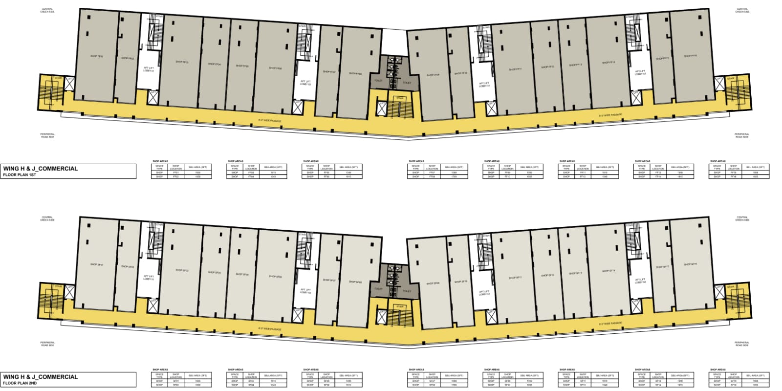 1st & 2nd Floor Plan