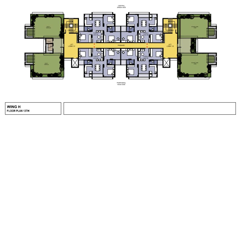 13th Floor Plan
