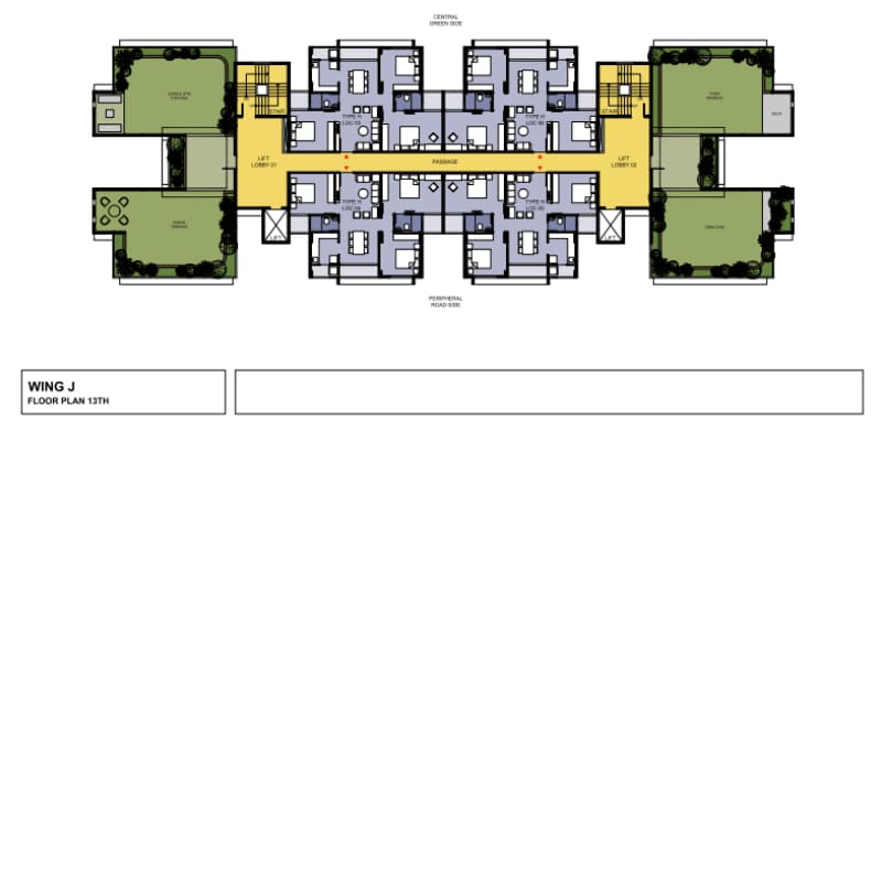 13th Floor Plan